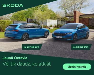 Jaunā Škoda Octavia ir klāt! Piesakies testa braucienam un izvēlies savu ideālo auto!